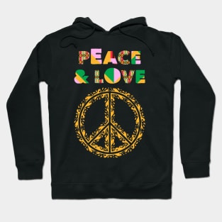 peace & love Hoodie